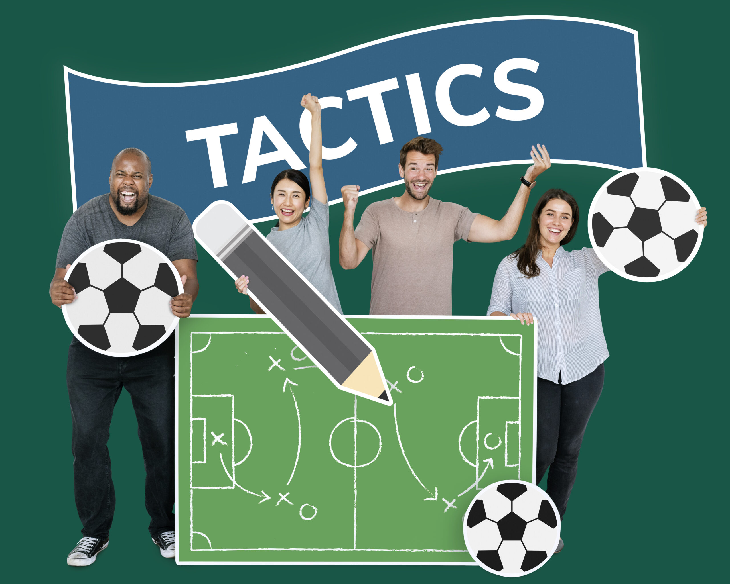 diverse people cheering football game scaled